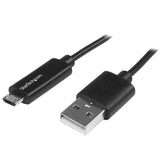 StarTech.com USBAUBL1M USB-kabel USB 2.0 1 m USB A Micro-USB B Sort