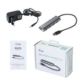 i-tec Metal U3HUB448 interface hub USB 3.2 Gen 1 (3.1 Gen 1) Type-A 5000 Mbit/s Grå