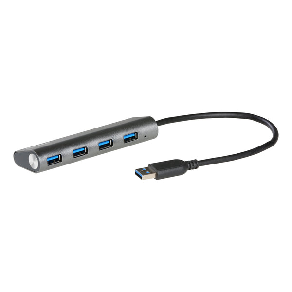 i-tec Metal U3HUB448 interface hub USB 3.2 Gen 1 (3.1 Gen 1) Type-A 5000 Mbit/s Grå