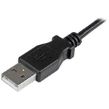 StarTech.com USBAUB2MRA USB-kabel USB 2.0 2 m USB A Micro-USB B Sort