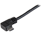 StarTech.com USBAUB2MRA USB-kabel USB 2.0 2 m USB A Micro-USB B Sort