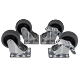 StarTech.com RK960CP stativ 9U Fritstående reol Sort