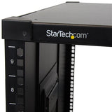 StarTech.com RK960CP stativ 9U Fritstående reol Sort