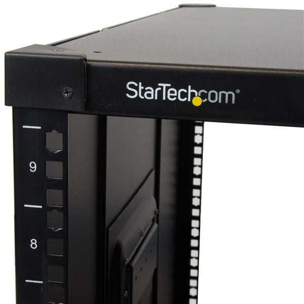 StarTech.com RK960CP stativ 9U Fritstående reol Sort