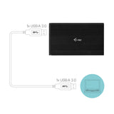 i-tec Advance MYSAFEU312 drevkabinet HDD/SSD kabinet Sort 2.5"