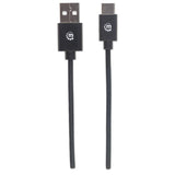 Manhattan 353298 USB-kabel USB 2.0 1 m USB C USB A Sort