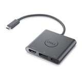 DELL DBQAUANBC070 dockingstation Ledningsført USB 3.2 Gen 2 (3.1 Gen 2) Type-C Sort