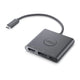 DELL DBQAUANBC070 dockingstation Ledningsført USB 3.2 Gen 2 (3.1 Gen 2) Type-C Sort