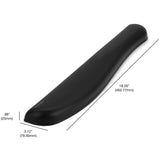 Kensington ErgoSoft håndledsstøtte Elastomer, Gele, Termoplastisk polyurethan (TPU) Sort