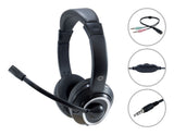 Conceptronic POLONA02BA hovedtelefoner/headset Ledningsført Spil Sort