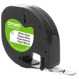 DYMO S0721510 etiketbånd Sort på hvid