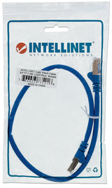 Intellinet CAT 6, S/FTP, 0.5 m netværkskabel Blå 0,5 m Cat6 S/FTP (S-STP)