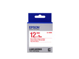 Epson LK-4WRN etiketbånd Rød på hvid