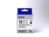 Epson LK-5TBN etiketbånd Sort på transparant