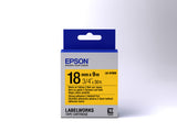Epson LK-5YBW etiketbånd Sort på gul