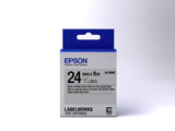 Epson LK-6SBE etiketbånd Sort på sølv