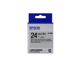 Epson LK-6SBE etiketbånd Sort på sølv