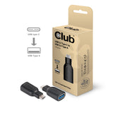 CLUB3D CAA-1521 kabel kønsskifter USB Type C 3.1 Sort