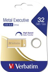 Verbatim Metal Executive USB-nøgle 32 GB USB Type-A 3.2 Gen 1 (3.1 Gen 1) Guld
