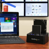 StarTech.com SDOCK2U313R kopienhed til digital medie HDD duplikator Sort 2 Kopier