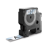 DYMO D1 Standard - Black on Transparent - 19mm etiketbånd Sort på transparant