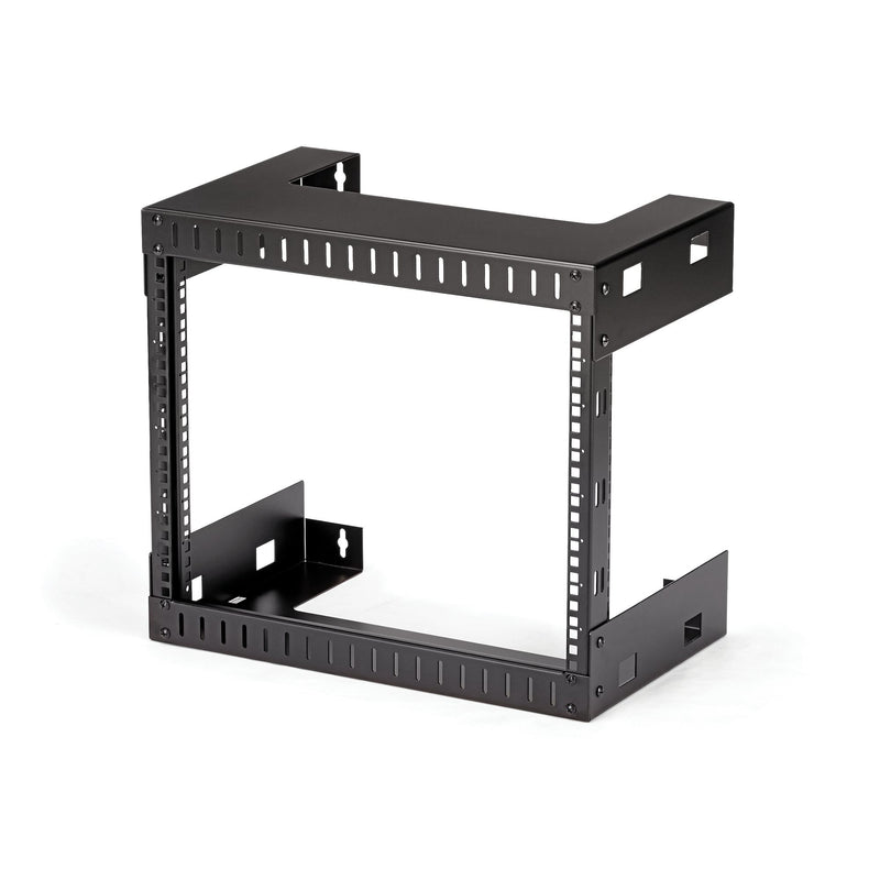 StarTech.com RK812WALLO stativ 8U Vægmonteret stativ Sort