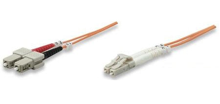 Intellinet 470353 InfiniBand og fiberoptisk kabel 1 m LC SC Flerfarvet, Orange
