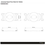 StarTech.com STNDTBLT1A5T holder Multimedia stand Tablet/UMPC Sort