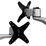 StarTech.com ARMDUAL30 skærmbeslag og -stativer 76,2 cm (30") Skrivebord Sort, Sølv