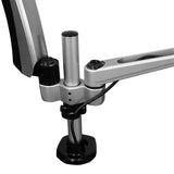 StarTech.com ARMDUAL30 skærmbeslag og -stativer 76,2 cm (30") Skrivebord Sort, Sølv