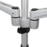 StarTech.com ARMDUAL30 skærmbeslag og -stativer 76,2 cm (30") Skrivebord Sort, Sølv