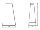 Multibrackets 2050 tilbehør til hovedtelefon/headset Hovedtelefonholder