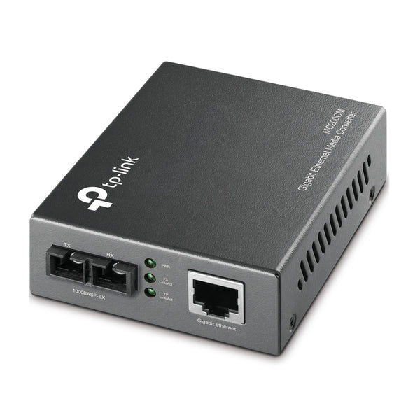 TP-Link MC200CM V3 netværksomformer til medie Intern 1000 Mbit/s 850 nm Multitilstand Sort