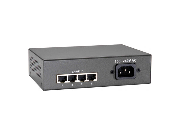 LevelOne FEP-0511 netværksswitch Fast Ethernet (10/100) Strøm over Ethernet (PoE) Grå