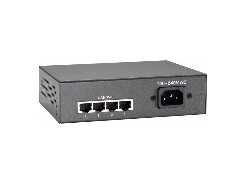 LevelOne FEP-0511 netværksswitch Fast Ethernet (10/100) Strøm over Ethernet (PoE) Grå