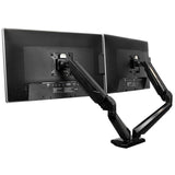 StarTech.com ARMSLIMDUO skærmbeslag og -stativer 76,2 cm (30") Skrivebord Sort