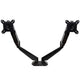 StarTech.com ARMSLIMDUO skærmbeslag og -stativer 76,2 cm (30") Skrivebord Sort