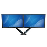 StarTech.com ARMSLIMDUO skærmbeslag og -stativer 76,2 cm (30") Skrivebord Sort
