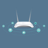 TP-Link TL-MR3420 trådløs router Hurtigt ethernet Enkelt band (2,4 GHz) Sort, Hvid