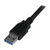 StarTech.com USB3SAA3MBK USB-kabel USB 3.2 Gen 1 (3.1 Gen 1) 3 m USB A Sort