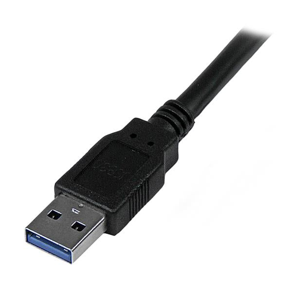 StarTech.com USB3SAA3MBK USB-kabel USB 3.2 Gen 1 (3.1 Gen 1) 3 m USB A Sort