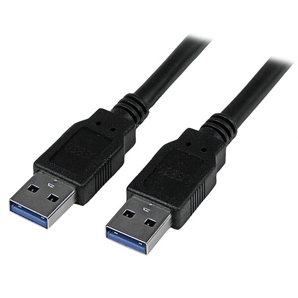 StarTech.com USB3SAA3MBK USB-kabel USB 3.2 Gen 1 (3.1 Gen 1) 3 m USB A Sort