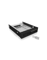 ICY BOX IB-2217StS 8,89 cm (3.5") Opbevaring drev bakke Sort