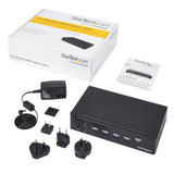 StarTech.com SV431HDU3A2 KVM Switch Stativ-montering Sort