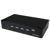 StarTech.com SV431DPU3A2 KVM Switch Stativ-montering Sort
