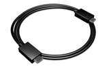 CLUB3D 0.8m, 2xUSB3.1-C USB-kabel USB 3.2 Gen 2 (3.1 Gen 2) 1 m USB C Sort