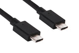 CLUB3D 0.8m, 2xUSB3.1-C USB-kabel USB 3.2 Gen 2 (3.1 Gen 2) 1 m USB C Sort