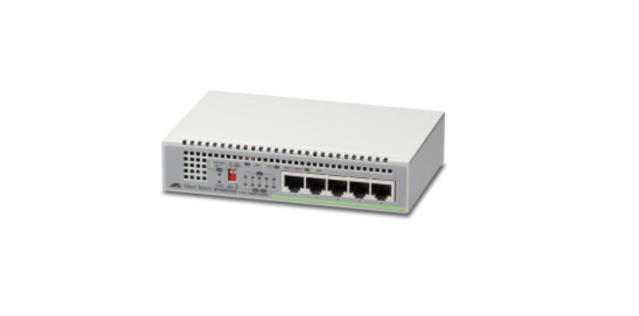 Allied Telesis AT-GS910/5-50 Ikke administreret Gigabit Ethernet (10/100/1000) Grå