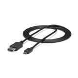 StarTech.com CDP2DPMM6B videokabel adapter 1,8 m DisplayPort USB Type-C Sort