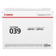 Canon 039 tonerpatron 1 stk Original Sort